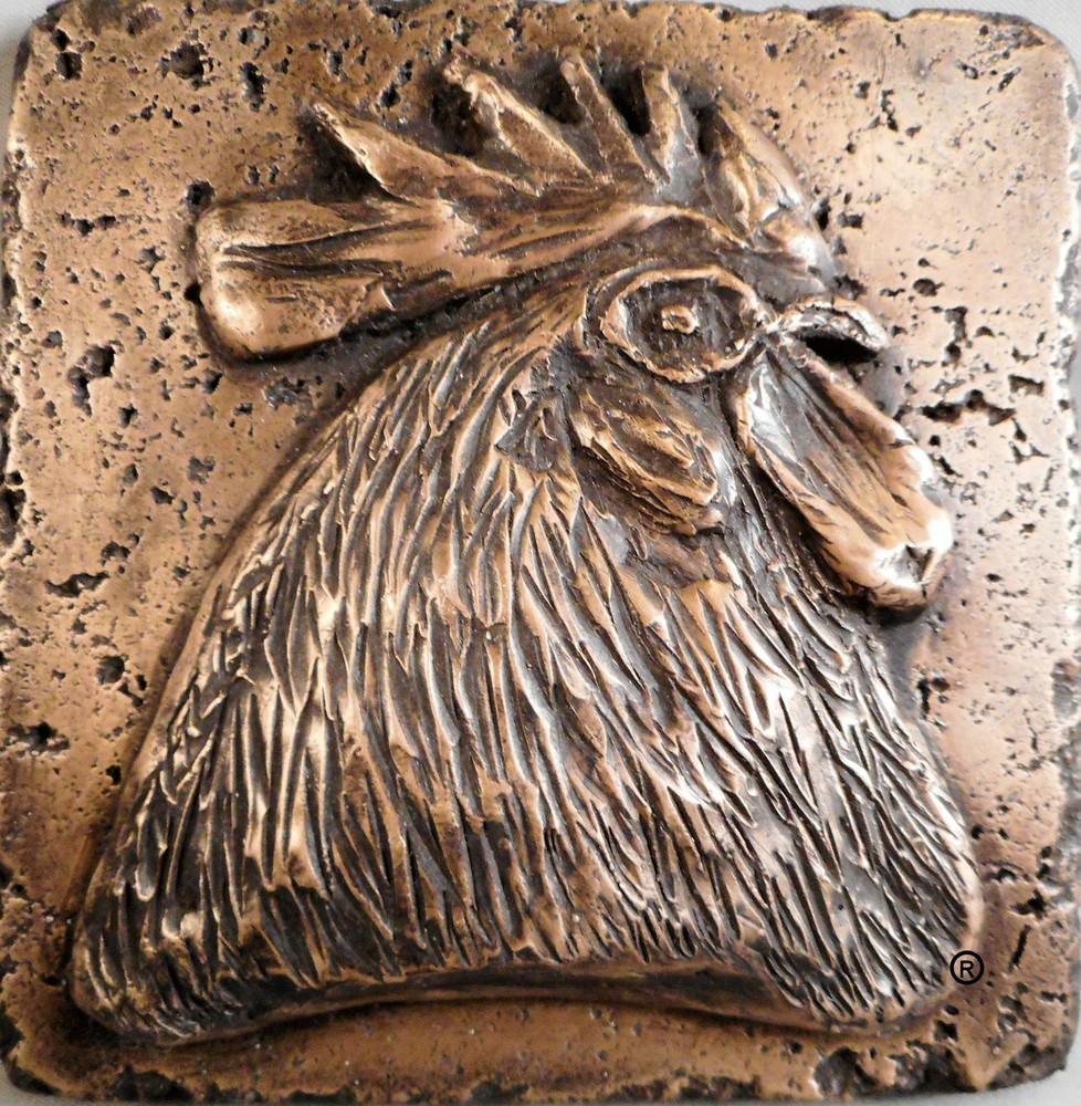 Bronze Chicken,4"'x4" (Copper)