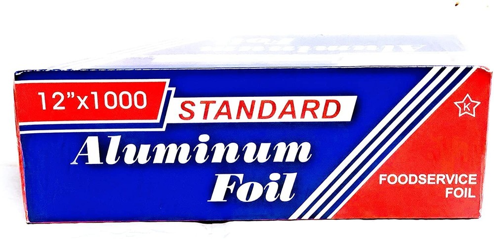 12" x 1000' Standard Aluminum Foil Roll