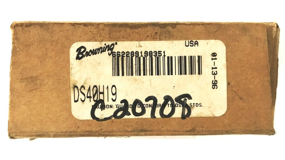Browning Double Roller Chain Sprocket DS40H19 NOS