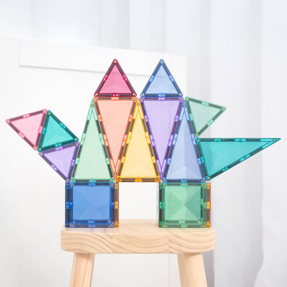 CONNETIX Magnetic Tiles Pastel Classic Pack 56pc