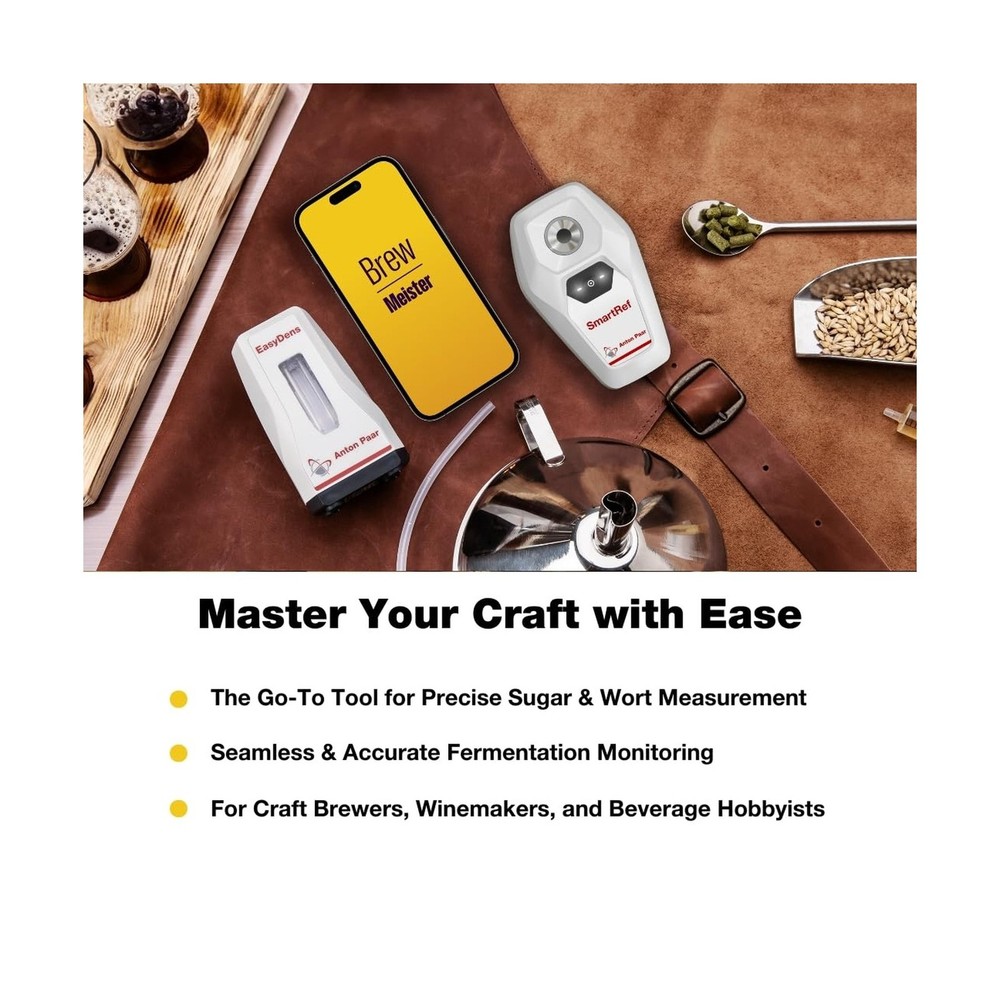 SmartRef Digital Refractometer by Anton Paar – High-Precision Brix & Wort