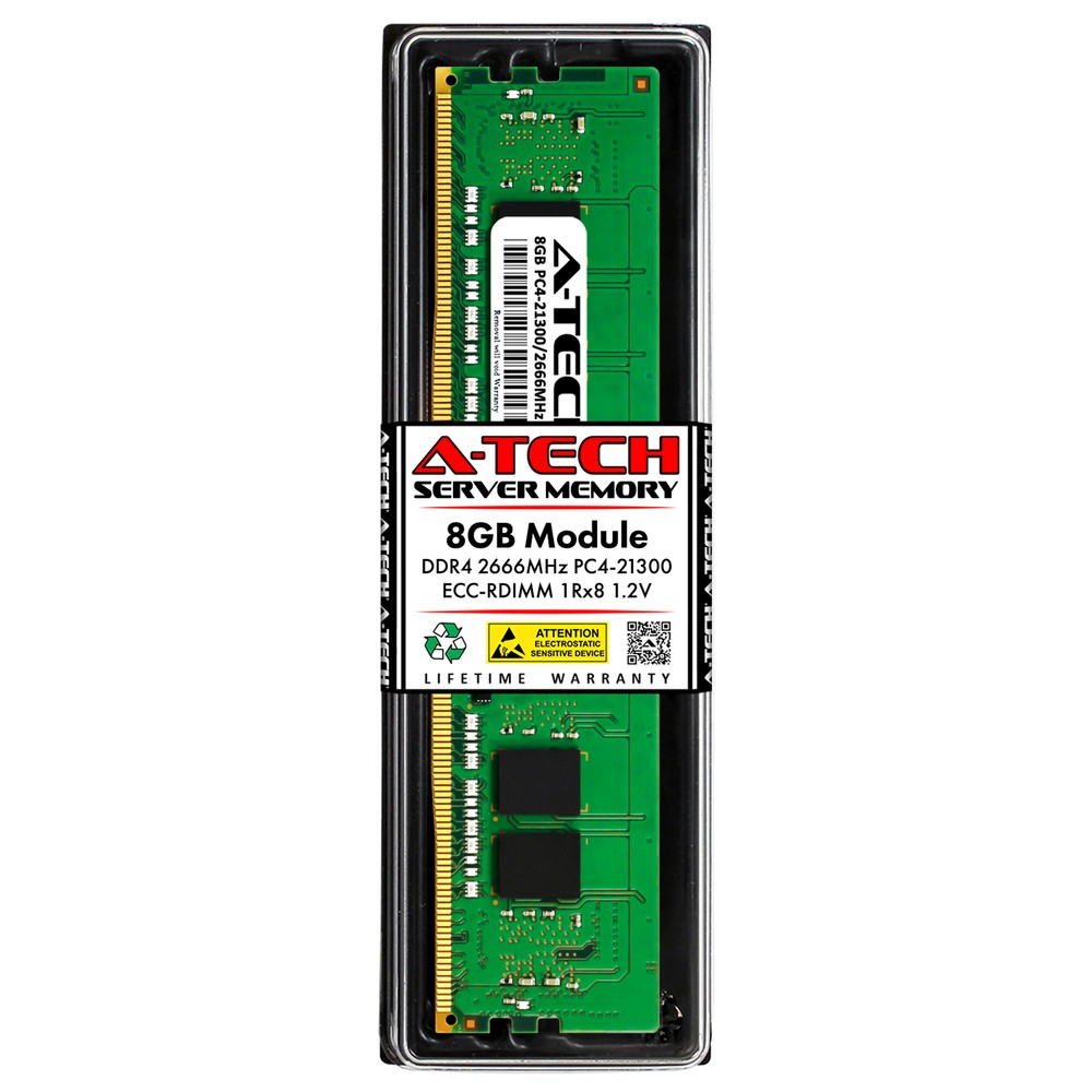 8GB PC4-21300 ECC RDIMM Kingston KTD-PE426S8/8G Equivalent Server Memory RAM