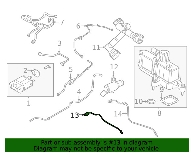 Genuine Ford Oxygen Sensor LX6Z-9F472-H
