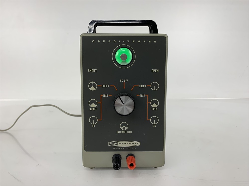 Heathkit Capaci-Tester IT-22 Intermittent Capacitor Tester