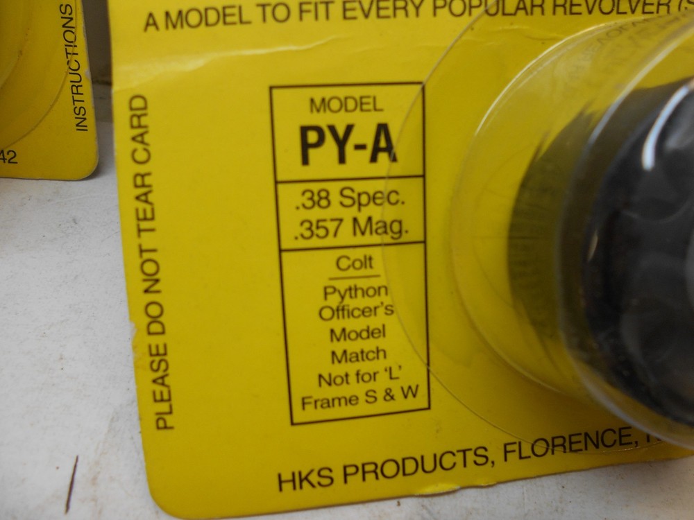 3 new HKS speed loaders model PY-A 38 357 00357