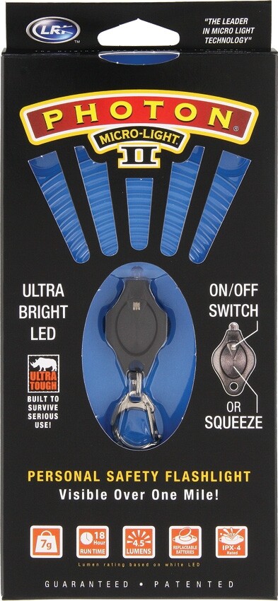 Photon Micro-Light II With Blue LED Unbreakable Bulb Ultra-Bright Hands-Free