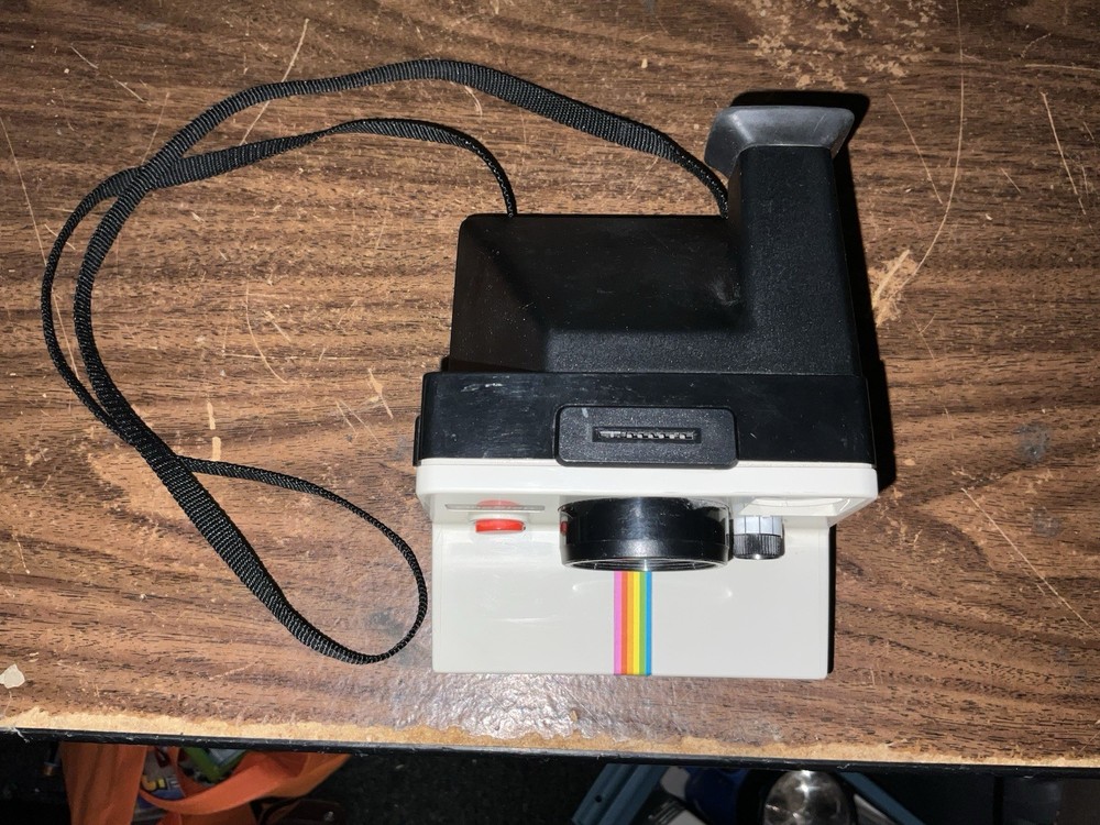 Polaroid - One Step Rainbow - Instant Land Camera - Vtg 70s 80s - Untested