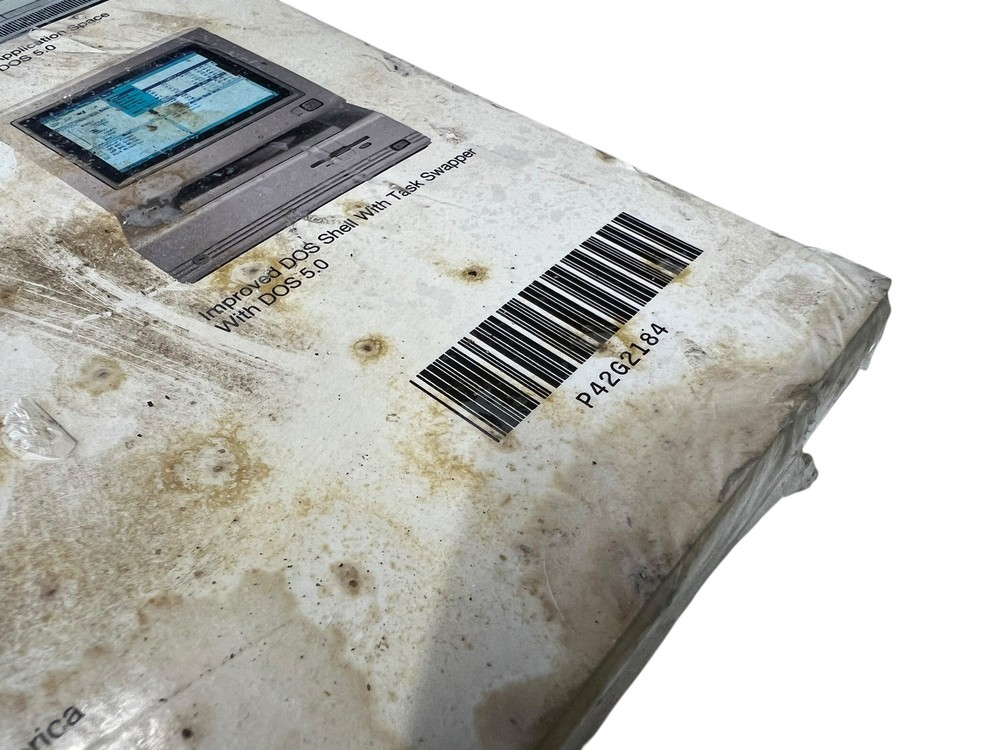 Microsoft MS-DOS 5.0 Sealed Damaged Box READ