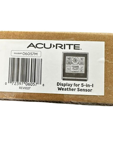 AcuRite "06057M" Display for 5-in-1 Weather Sensor.