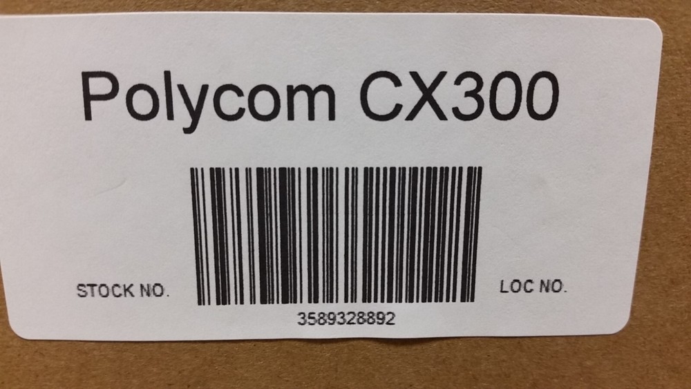 New Polycom CX300 office display phone