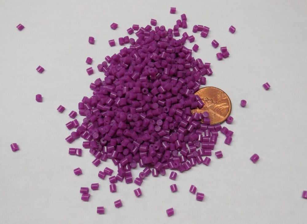 Purple PP Polypropylene Plastic Pellets Resin Material Injection Molding 10 Lbs
