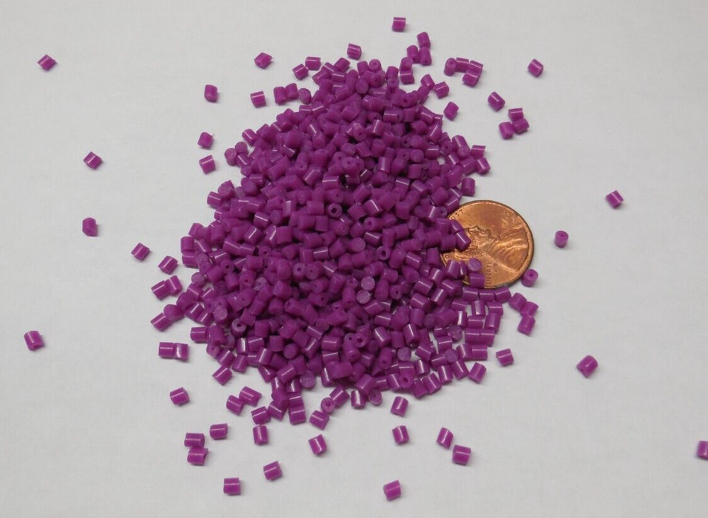 Purple PP Polypropylene Plastic Pellets Resin Material Injection Molding 45 Lbs