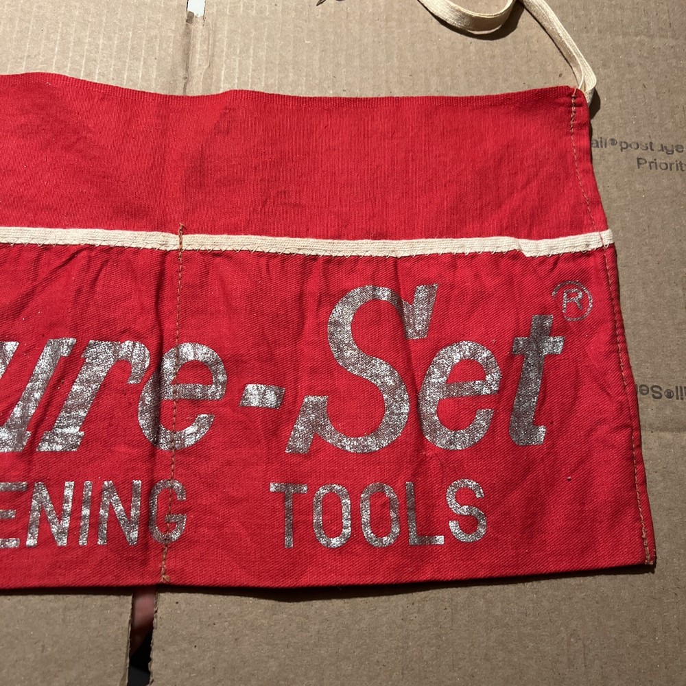 Vintage Shure-Set Fastening Tools Apron