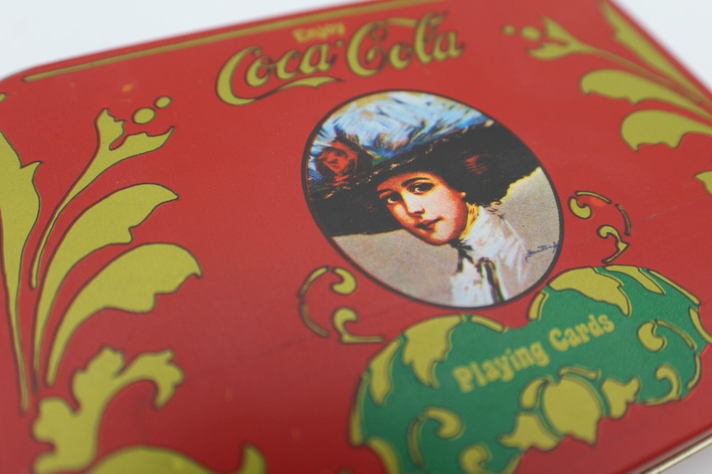 Sealed COCA COLA Playing Cards With Tin