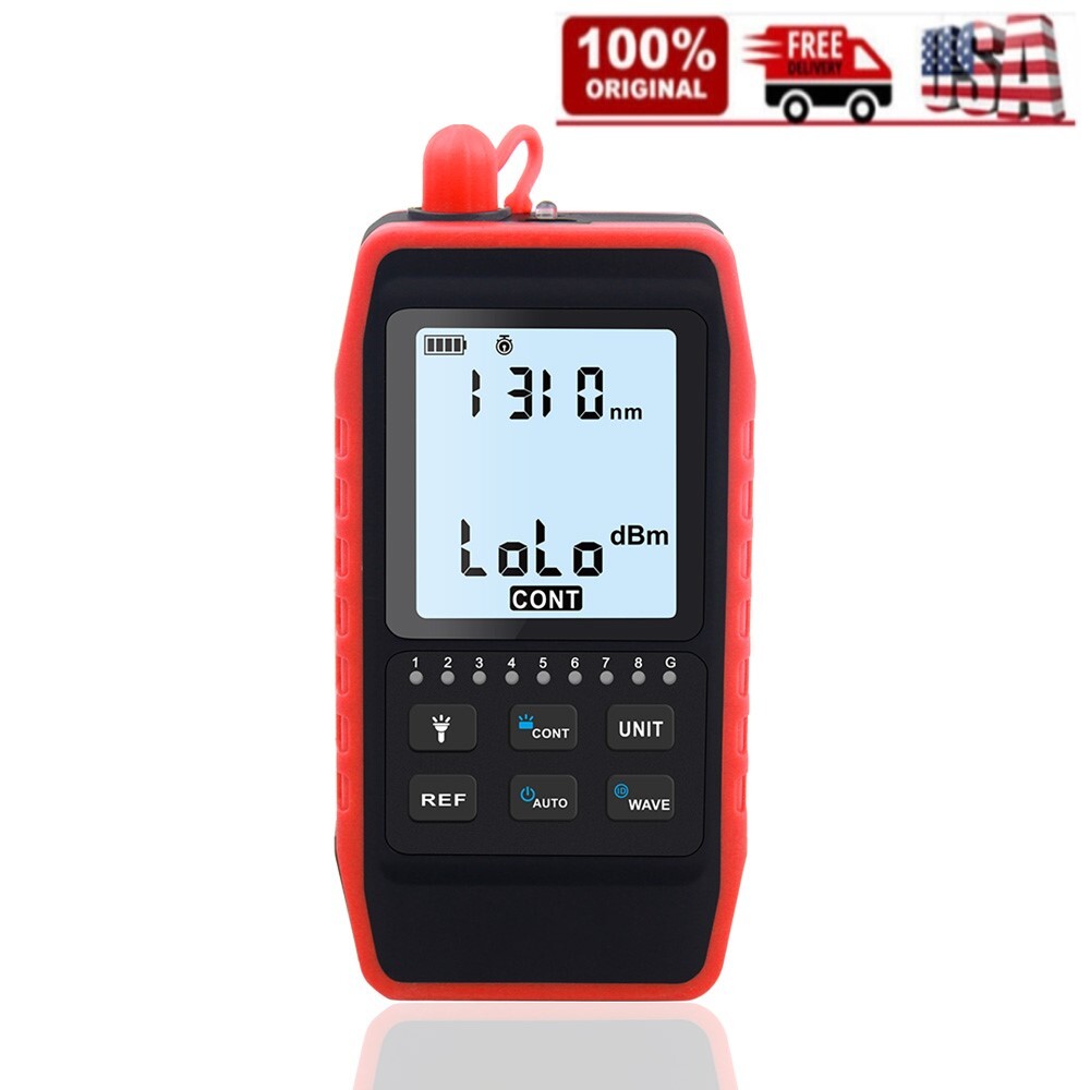 VXSCAN NF-908 Optical Power Meter RJ45 Network Test Portable Automatic Shutdown