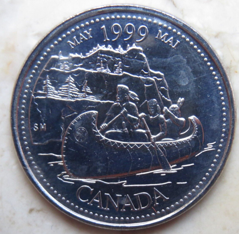 Canada 25 Cents 1999 KM# 346 UNC  MAY