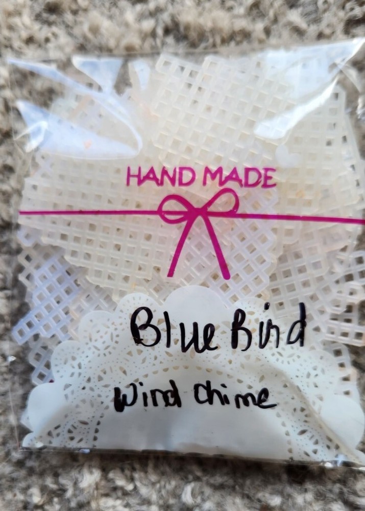 Bluebird Wind Chime Plastic Canvas Kit