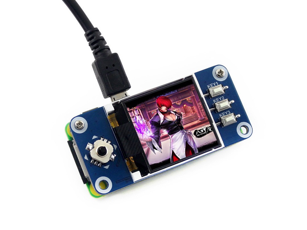 Waveshare 1.44inch LCD Display HAT for Raspberry Pi 128x128 Pixels SPI Interface