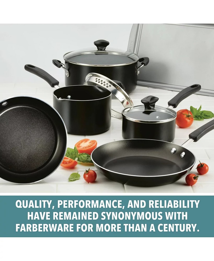 Farberware Cookstart 15-piece DiamondMax Nonstick Cookware Set