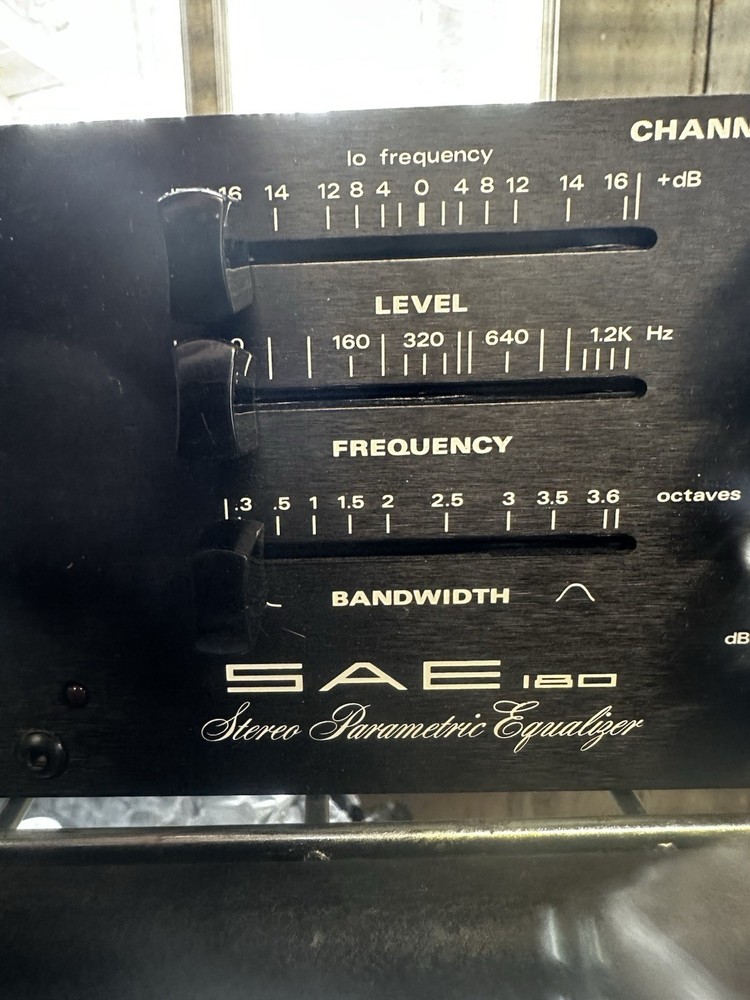 SAE 180 🌈RaRe🌈 Vintage Stereo Parametric Equalizer