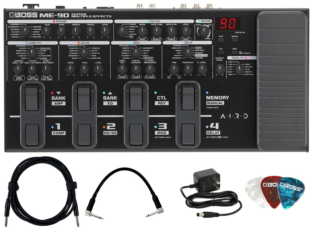 Boss ME-90 Guitar Multi-Effects w/ Power Supply