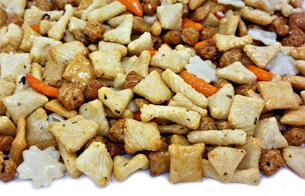 Party Rice Crackers Mix Bulk by Its Delish (3 lbs)