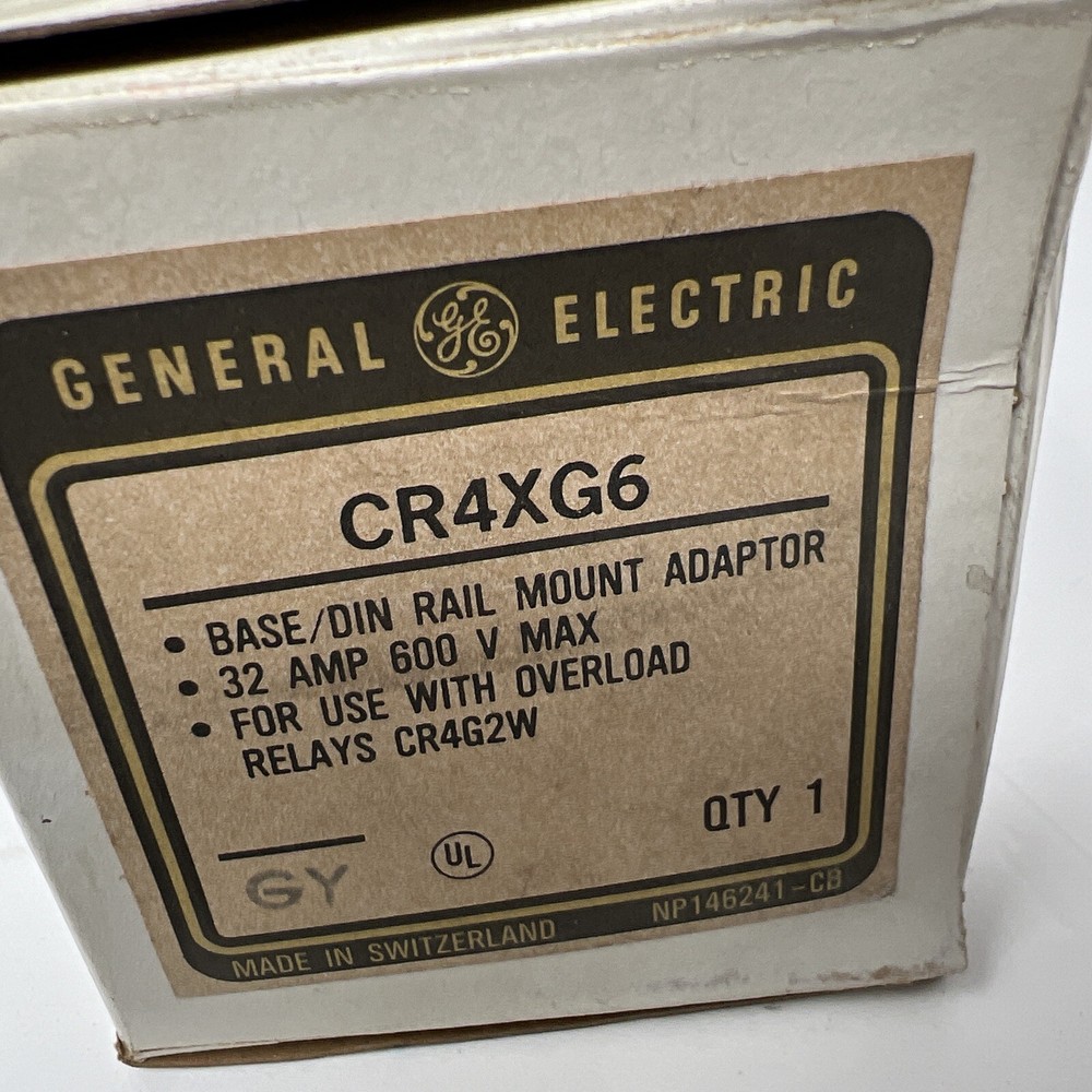 General Electric CR4XG6 Base/Din Rail Mount Adaptor