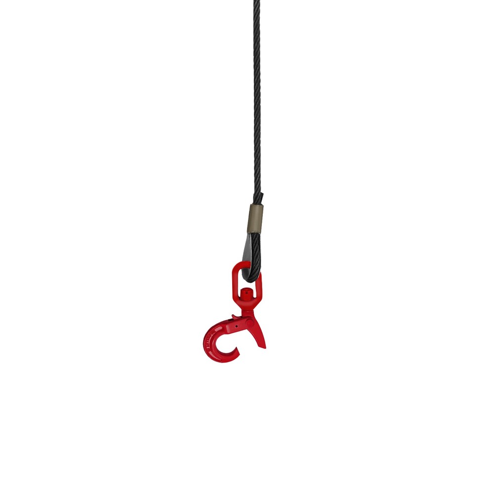 Heavy Duty Winch Cable Winch Cable with Hook with Self Locking Swivel Hook