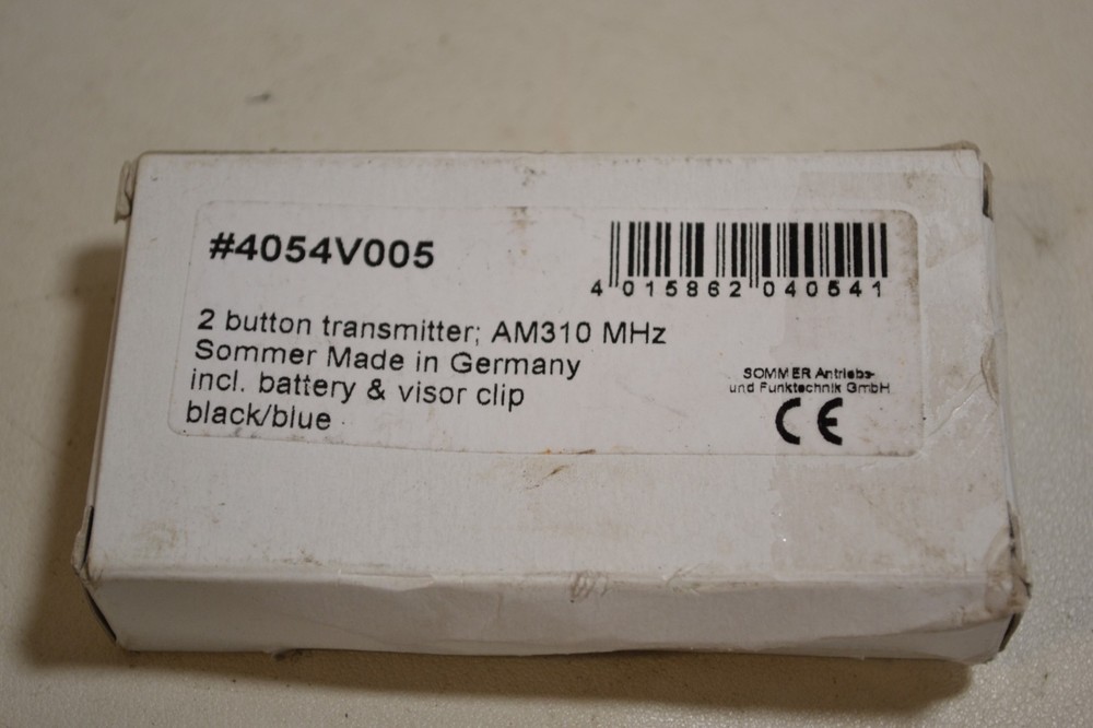 Sommer 2 Button Transmitter AM310 MHz #4054V005