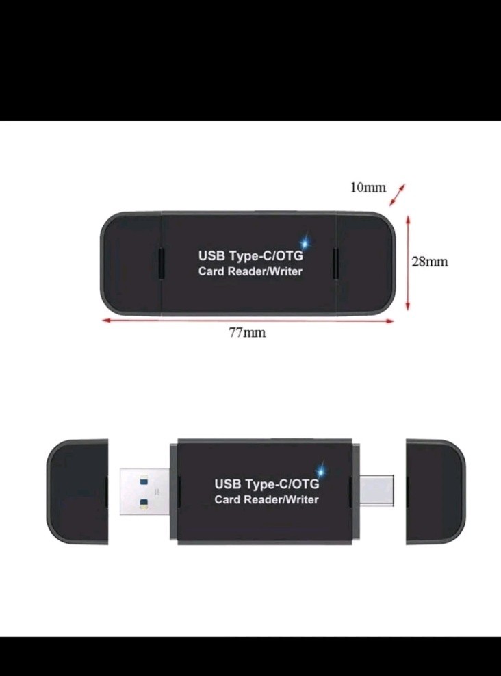 2-in-1 SD Card Reader: USB Type-C & Micro USB Adapter for Effortless Transfers