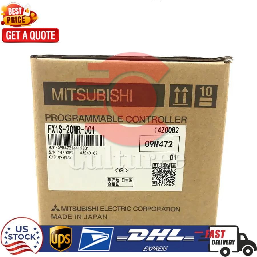 New Mitsubishi FX1S-20MR-001 Programmable Controller FX1S20MR001 Fast Ship