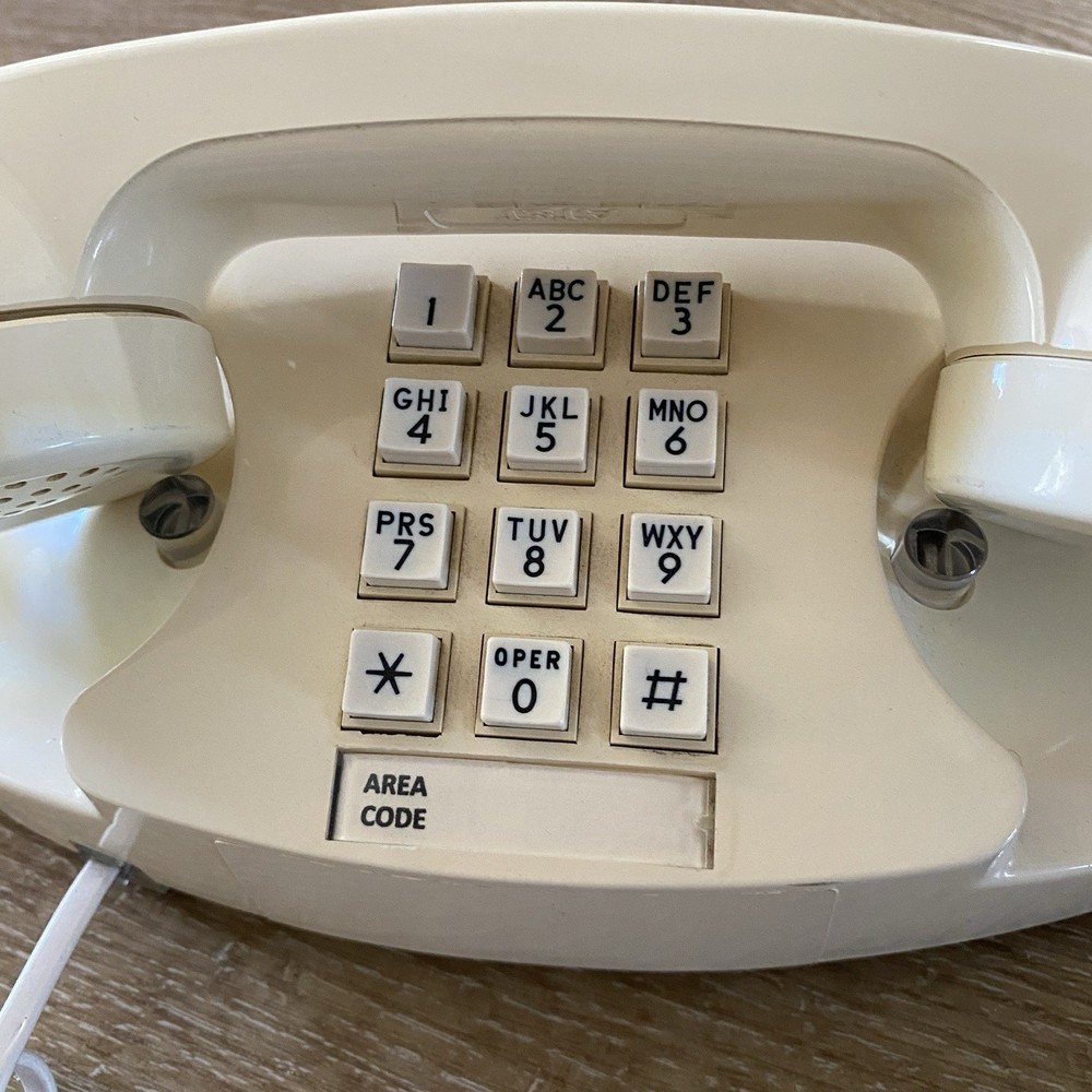 Push Button Phone Dial Card Insert AREA CODE