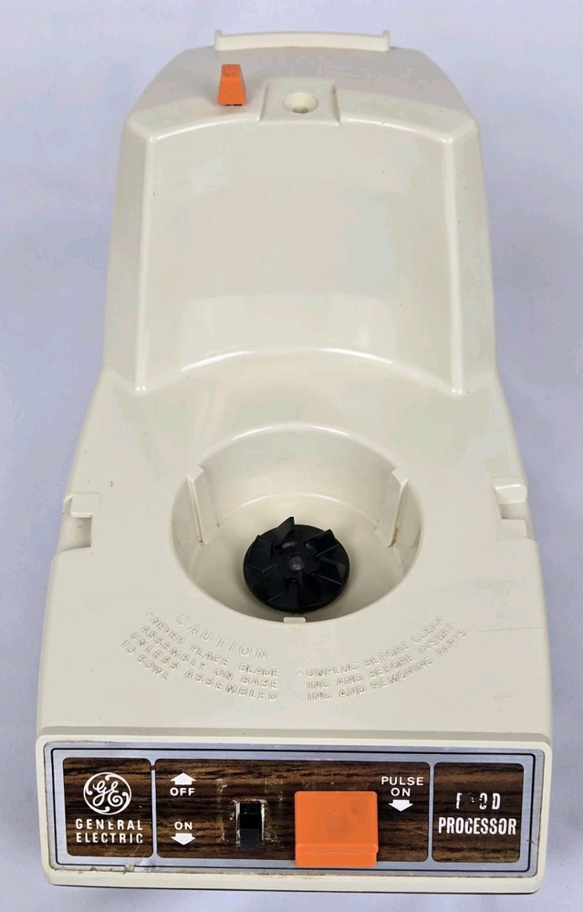 General Electric GE Food Processor Replacement Working Base Model D3FP1 Vintage