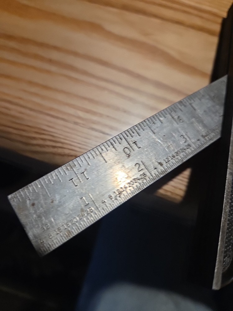 Starrett Combination Square No. 491 Protractor Head bubble level angle finder