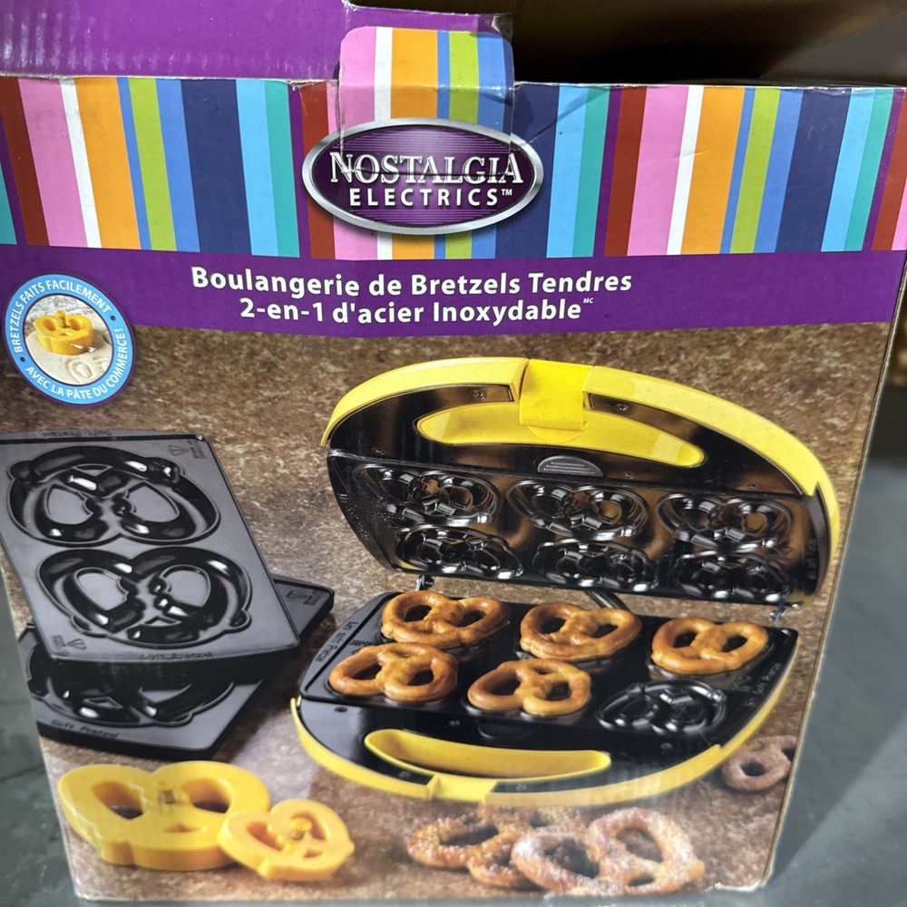 Nostalgia Electrics Soft Pretzel Maker - New/Open Box