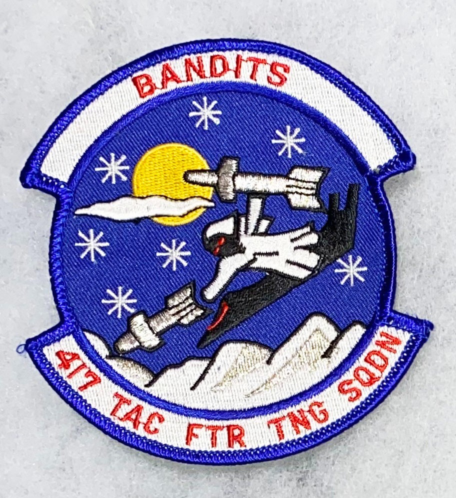 USAF 417th Tactical Fighter Training Squadron Patch