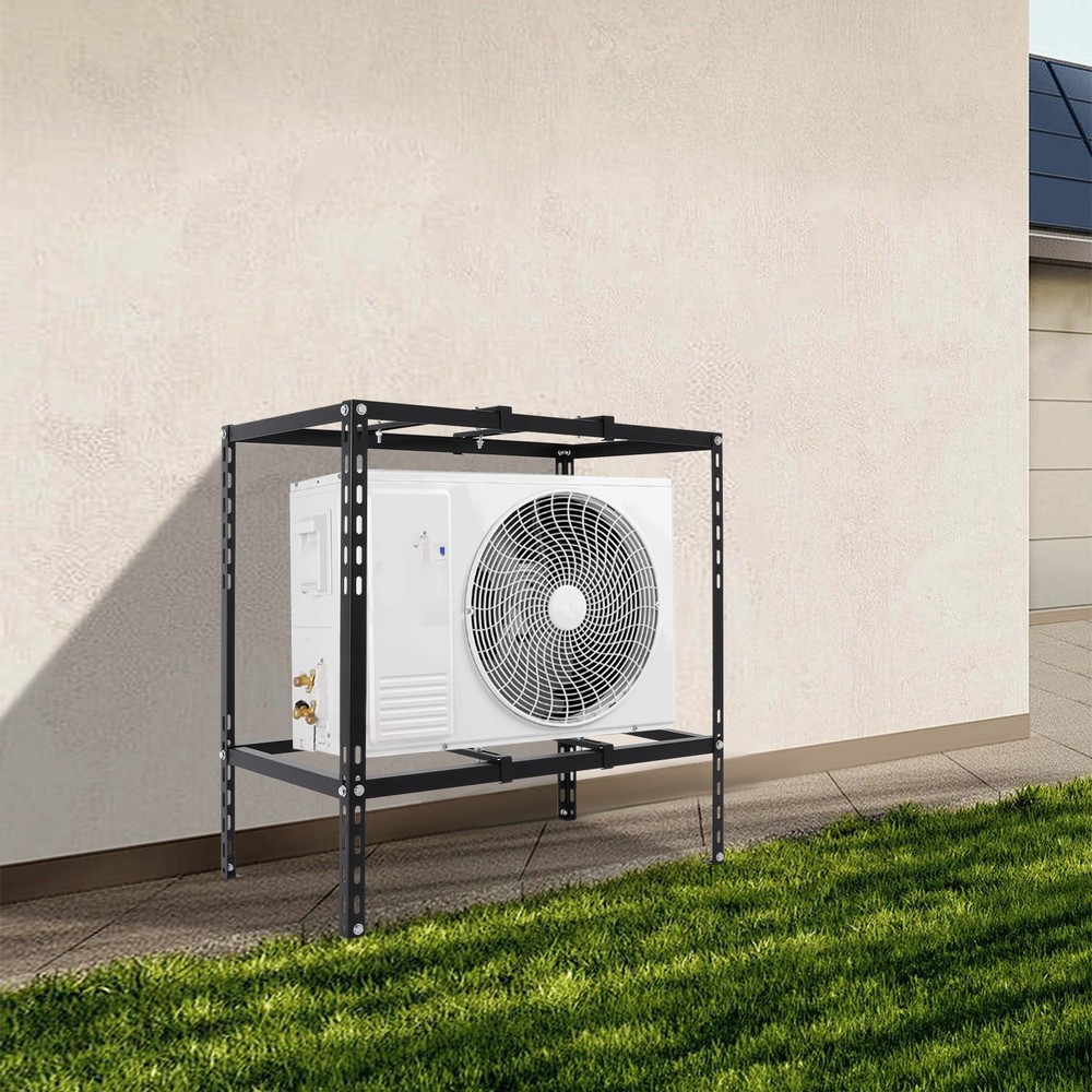 Air Conditioner Unit Support Bracket Black Stand Bracket Split Ground Bracket US