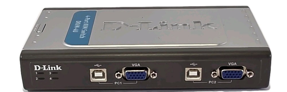 D-Link DKVM (DKVM-4U) 4 Ports External KVM switch USB