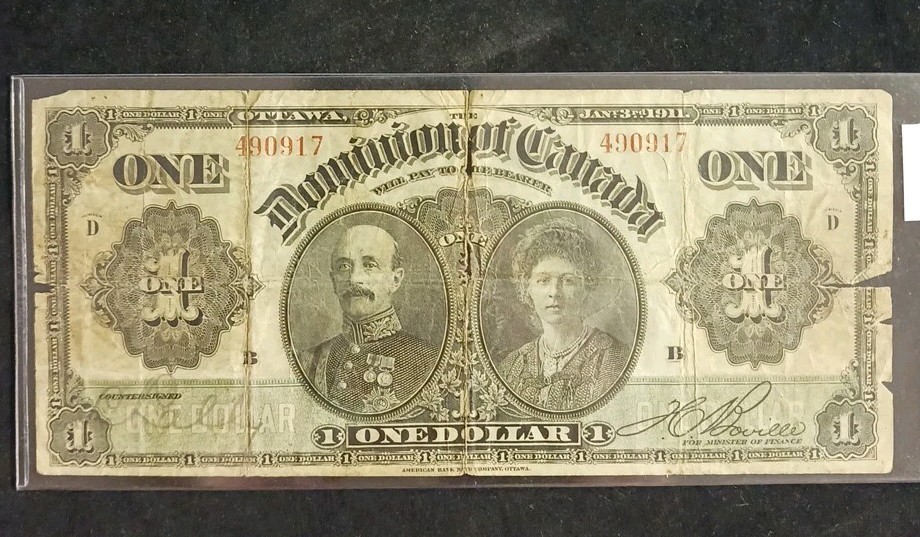 1911 Canada $1 Dollar