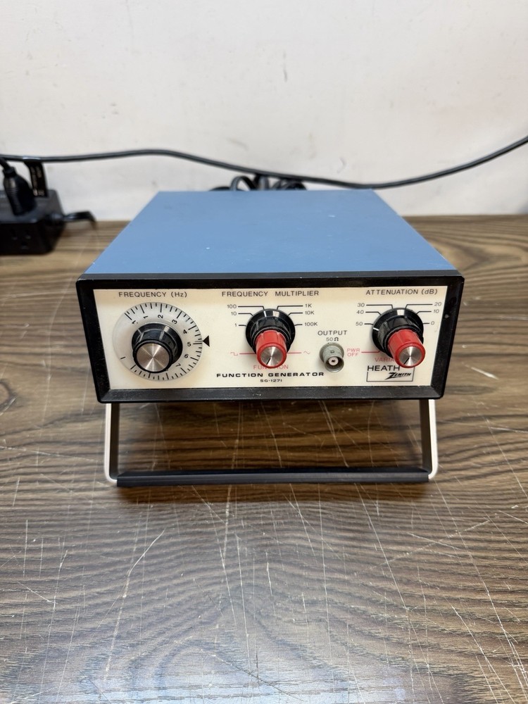 VINTAGE HEATH ZENITH SG-1271 FUNCTION GENERATOR WORKS