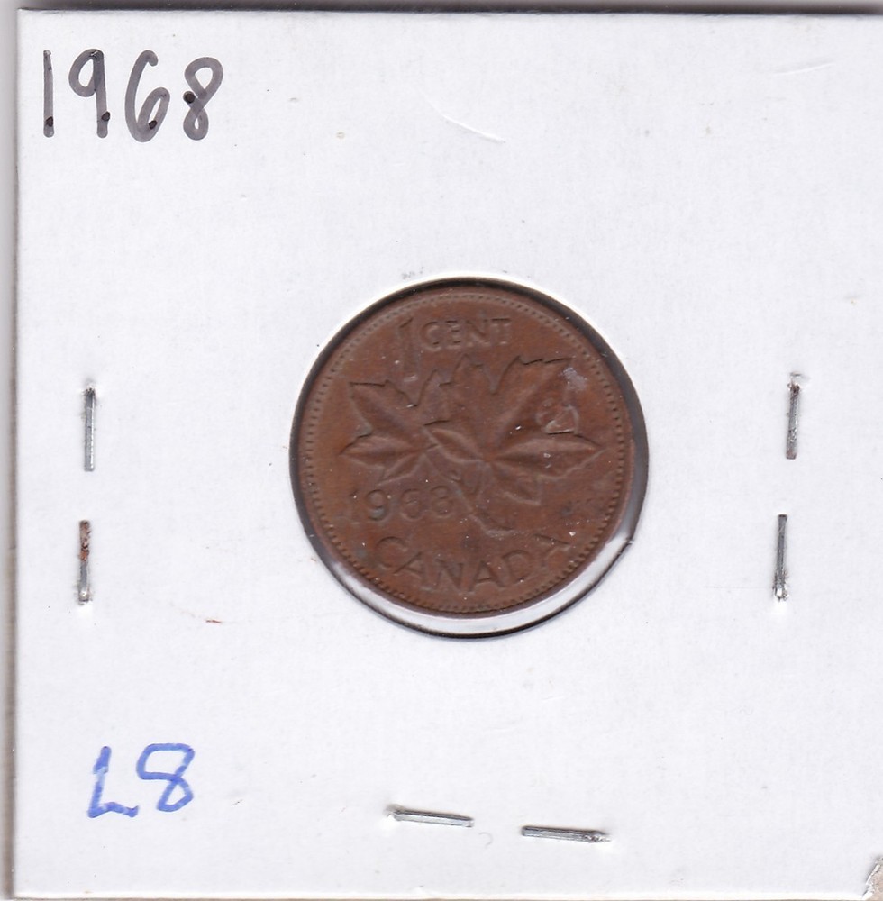 1968 Canada Cent L8