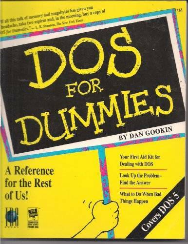 DOS for Dummies - Paperback By Gookin, Dan - GOOD