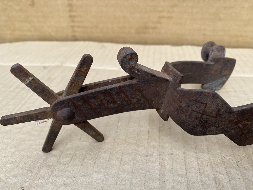 WW1-2 German Military Handmade Spur-Spurs Blacksmith Spur