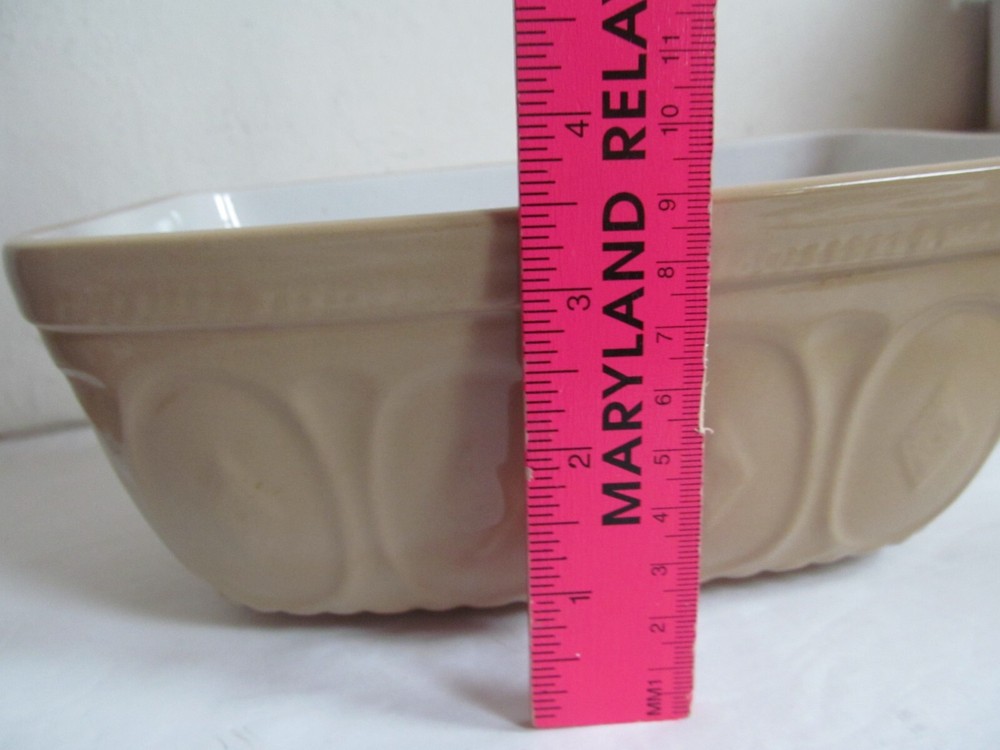 Mason Cash Rectangular baking dish Loaf Pan Classic Cane Collection
