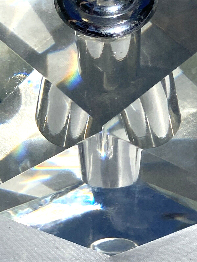 Olig Cassini Crystal Perfume Bottle**