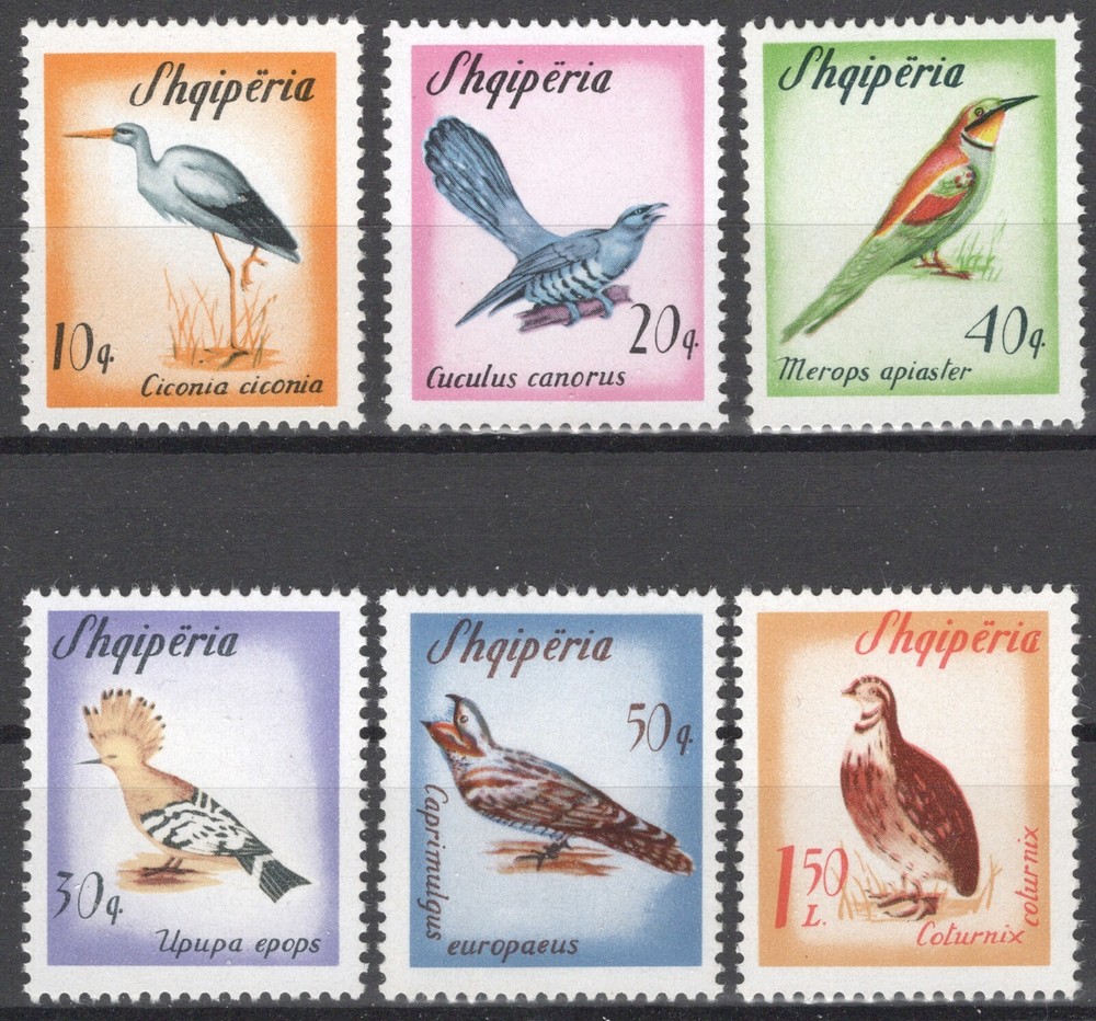 Albania 1965 Birds MNH VF