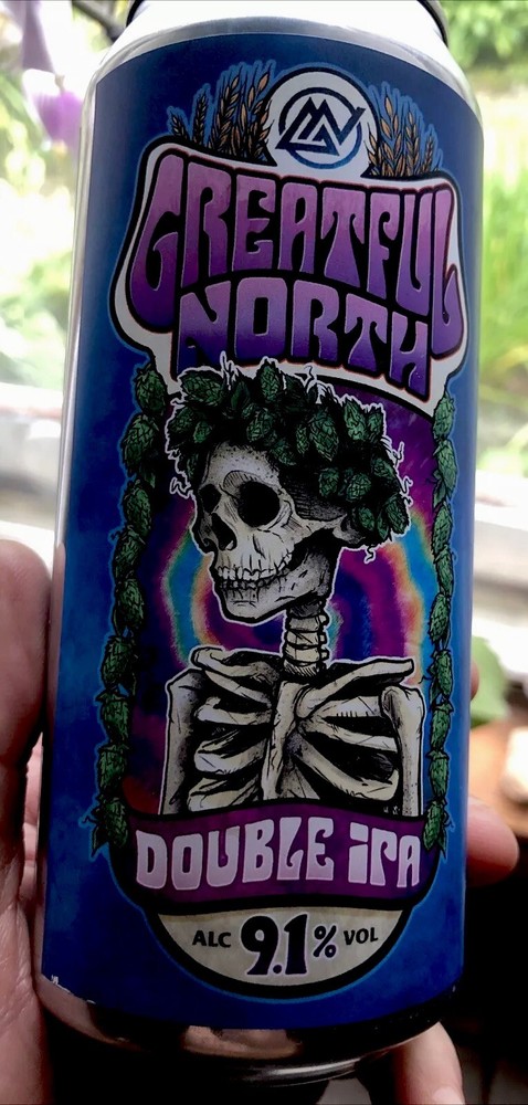 Beer Can Great Art Greatful Dead Skeleton . can is empty
