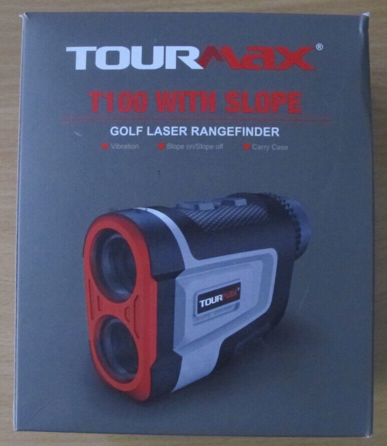 TourMax T100 with slope golf laser rangefinder Open box unused
