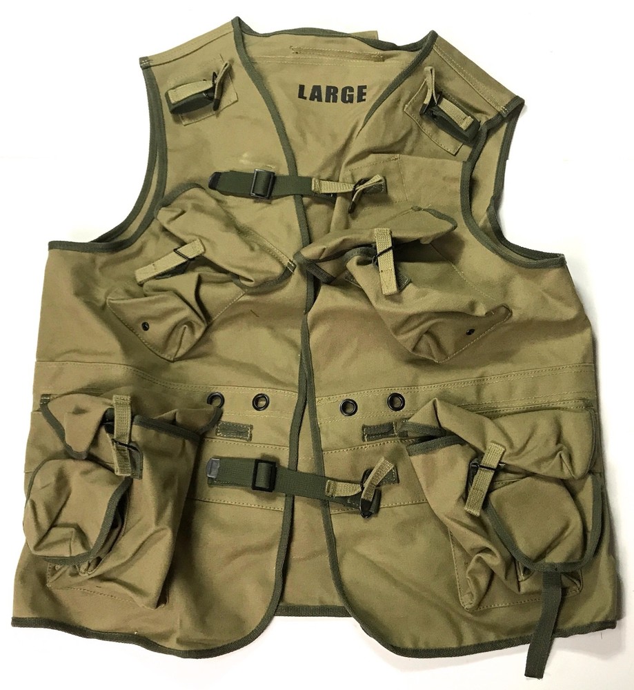 WWII US RANGER D-DAY COMBAT ASSAULT VEST-MEDIUM (38-44R)