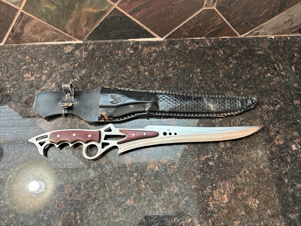 Vintage Knife - Carved Handle